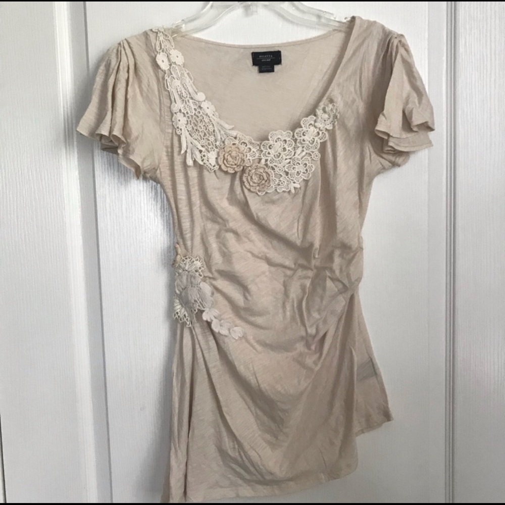 Anthropologie Cotton top EUC